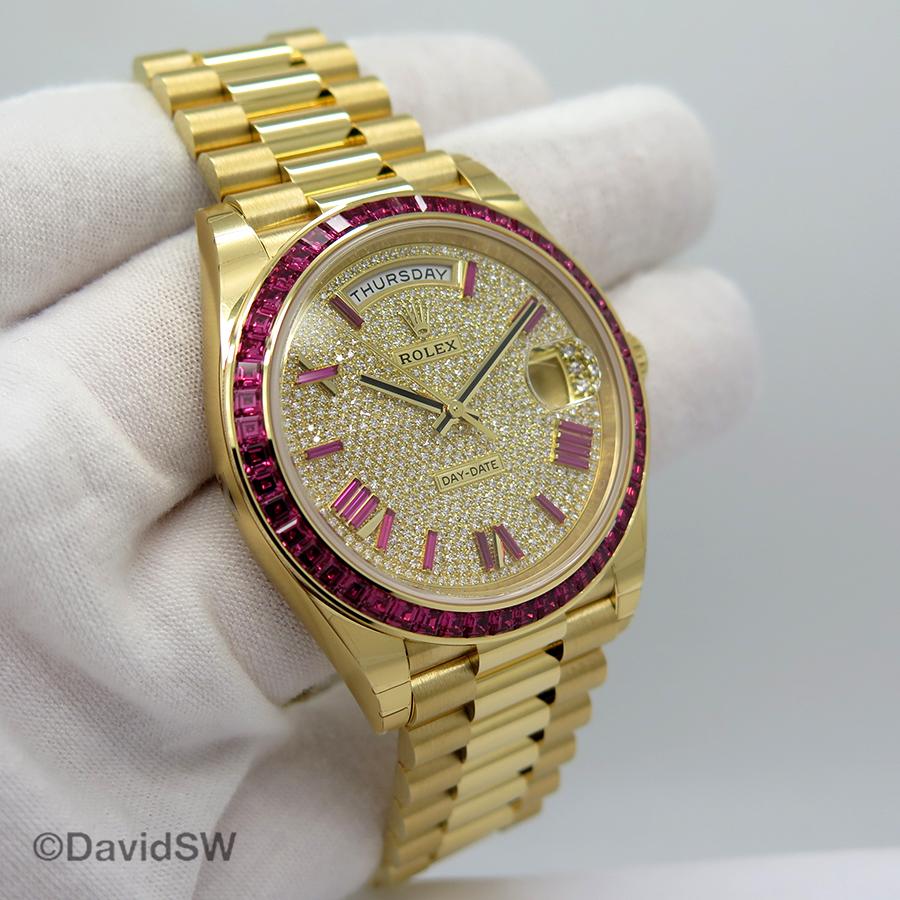 day date ruby dial