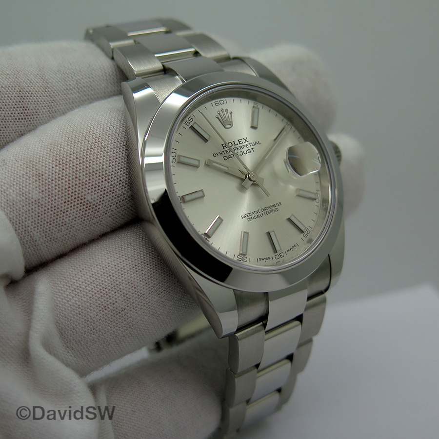 rolex 126300 silver