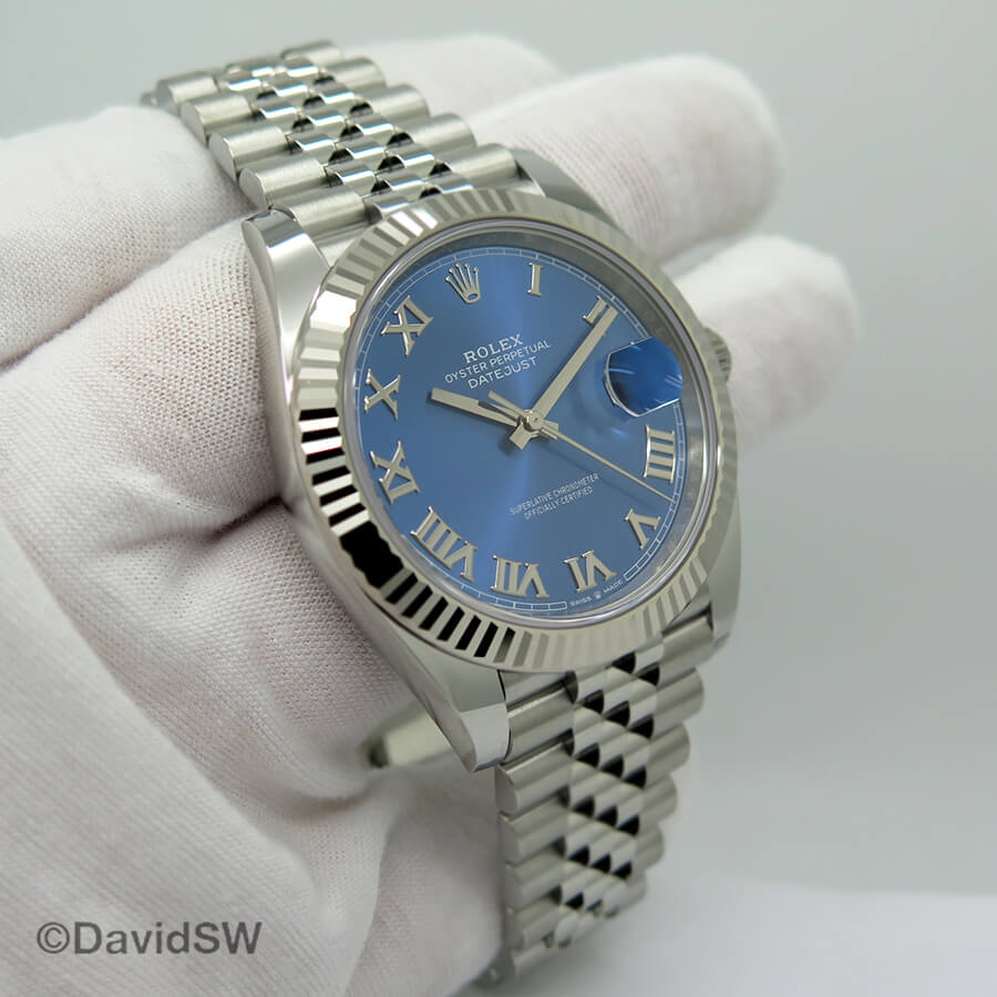 rolex blue datejust 41