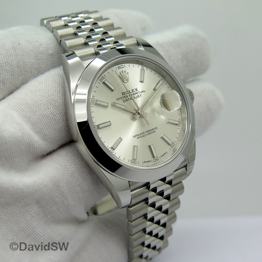 Rolex 126300 Datejust 41 with SIlver 