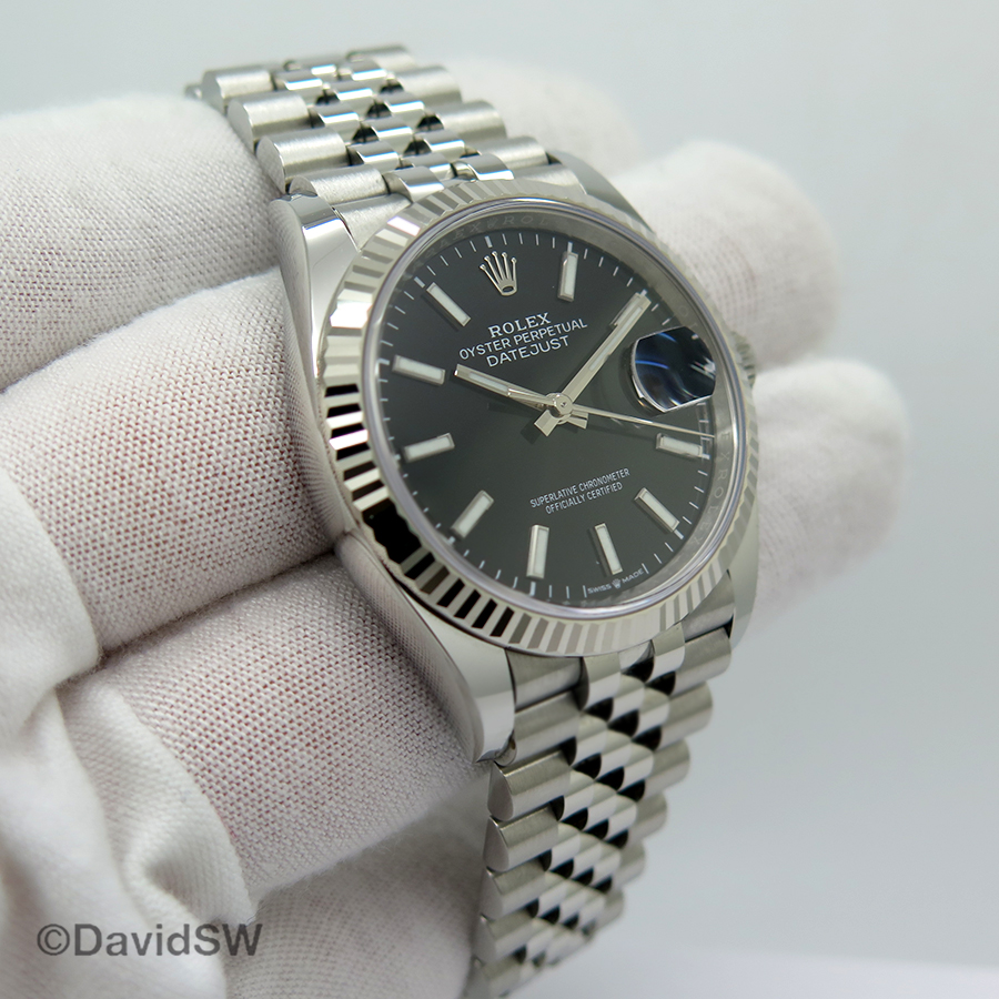 Rolex 126234 Datejust with Black Dial 