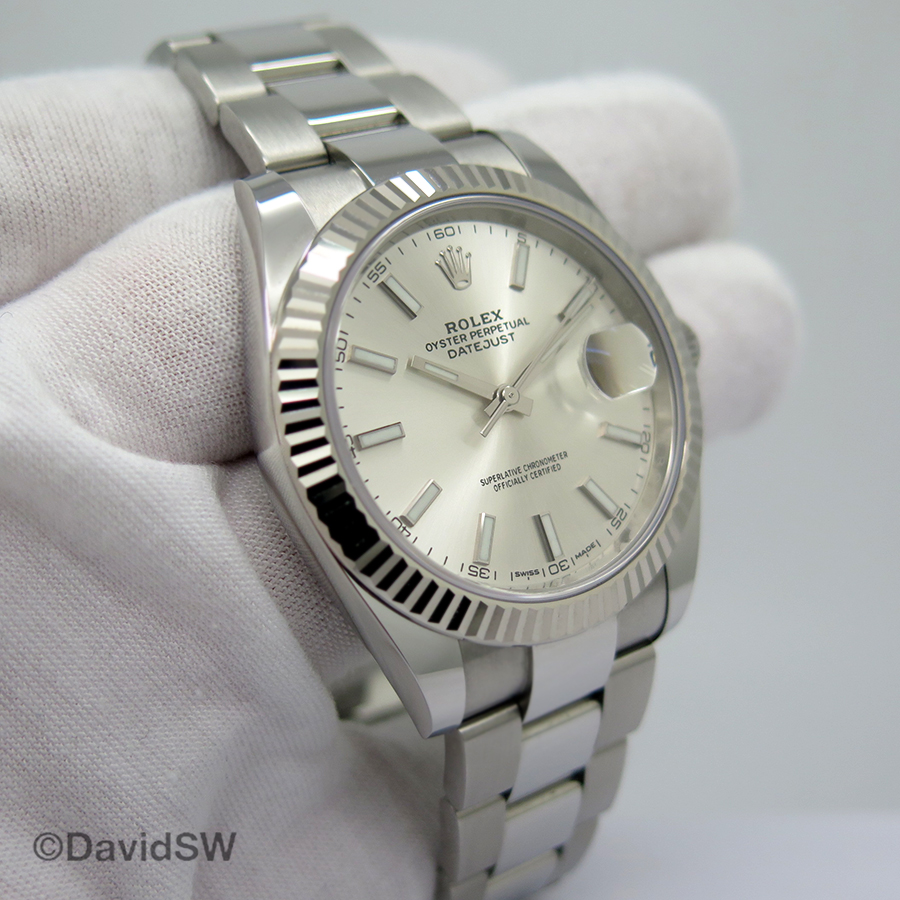 datejust 41 silver dial