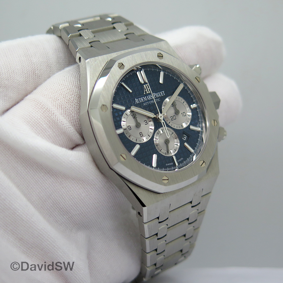 Audemars Piguet st Royal Oak Chronograph With Blue Dial Davidsw