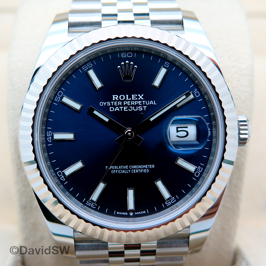 rolex dj 41 blue dial
