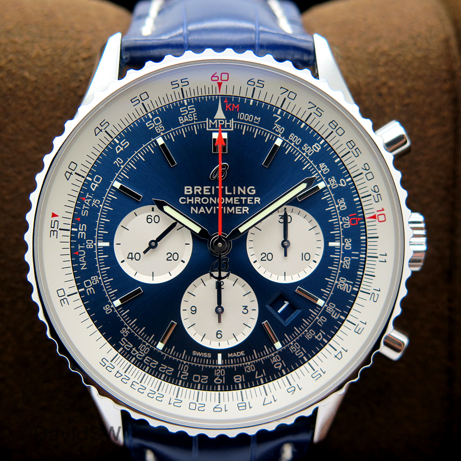 Breitling Navitimer 01 Chronograph 46 with Blue Dial | DavidSW