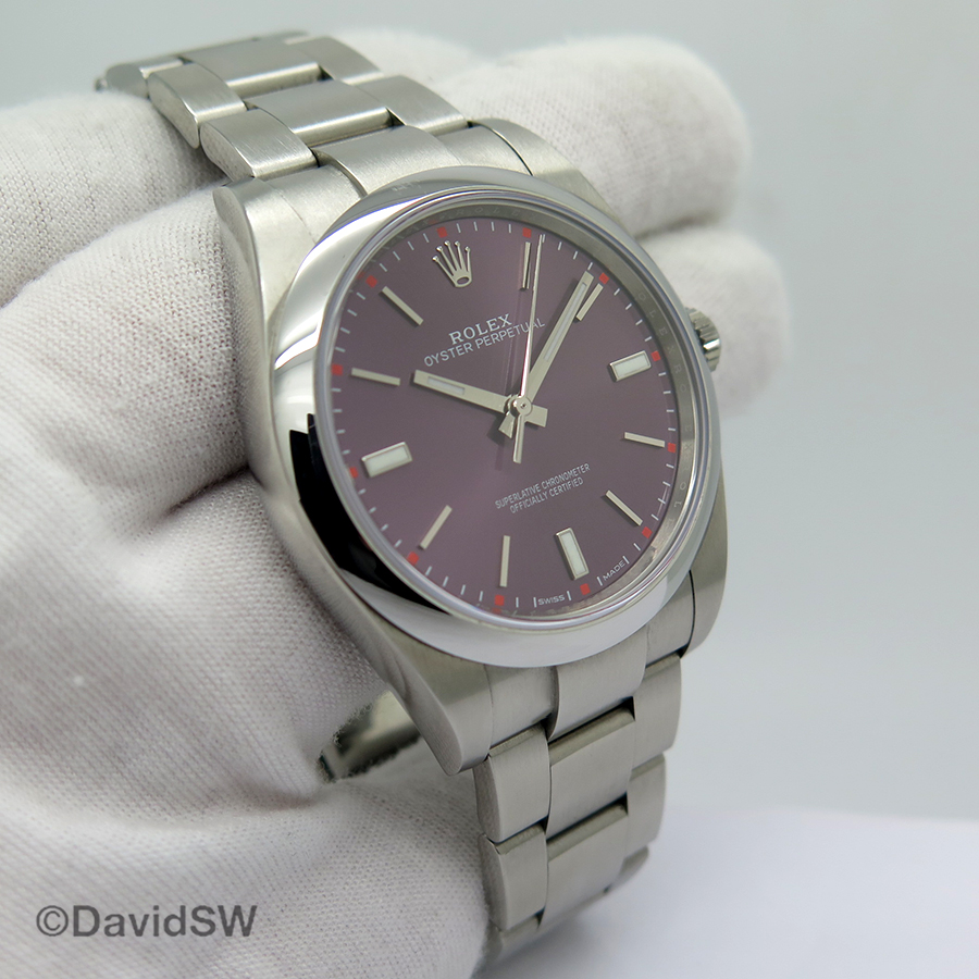 rolex 114300 red grape