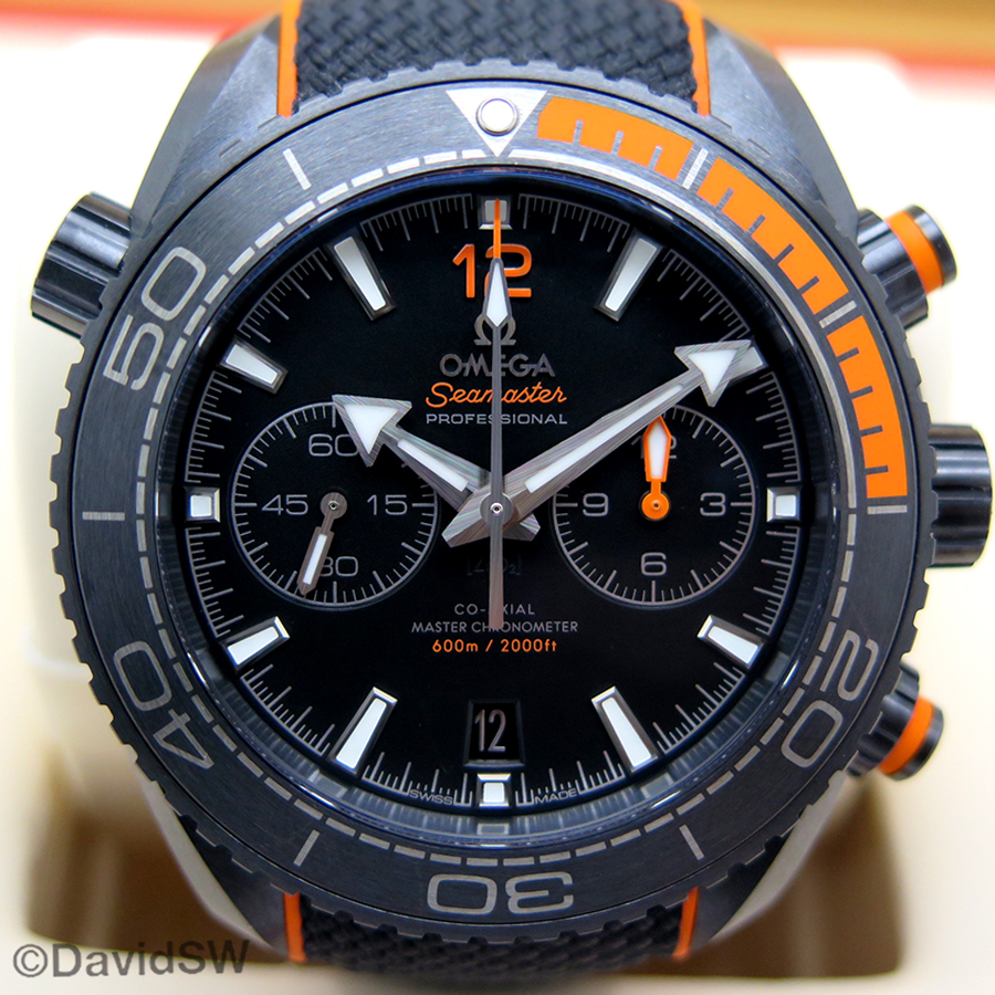 omega seamaster planet ocean deep black price