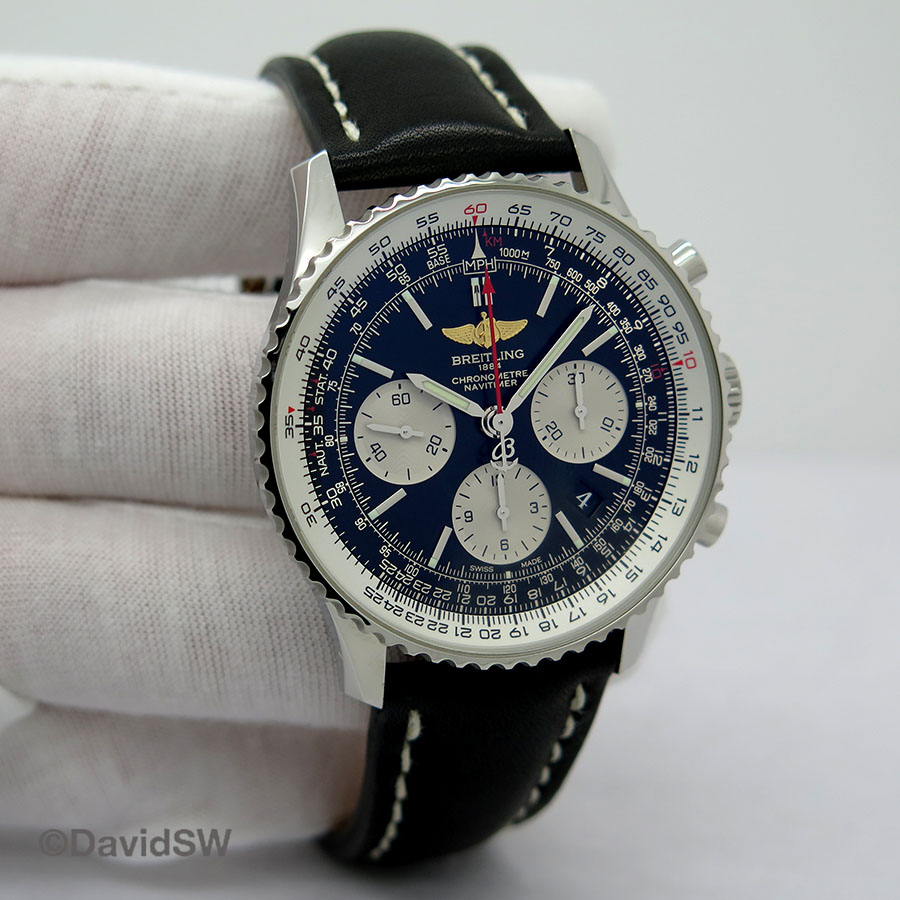 breitling navitimer on wrist