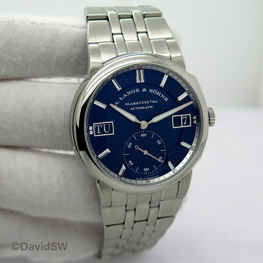 A Lange Sohne Odysseus Stainless Steel Automatic Blue Dial Davidsw