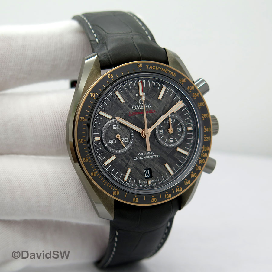 omega speedmaster meteorite dial