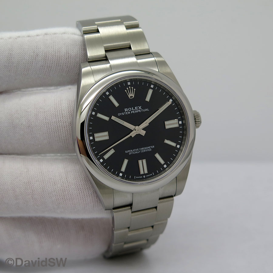 Rolex Oyster Perpetual 41 With Black Dial Davidsw Rolex Oyster Perpetual 41 With Black Dial Davidsw