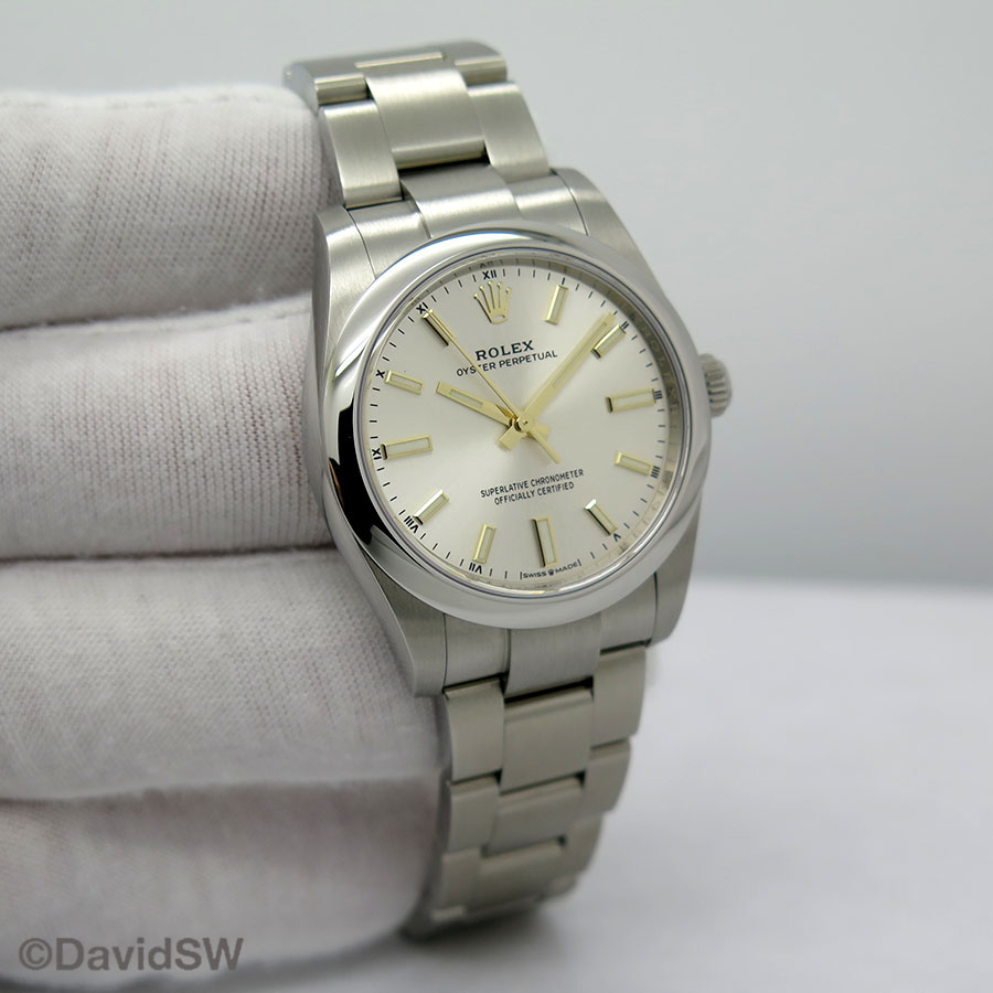 Rolex 124200 Oyster Perpetual with Silver Dial | DavidSW