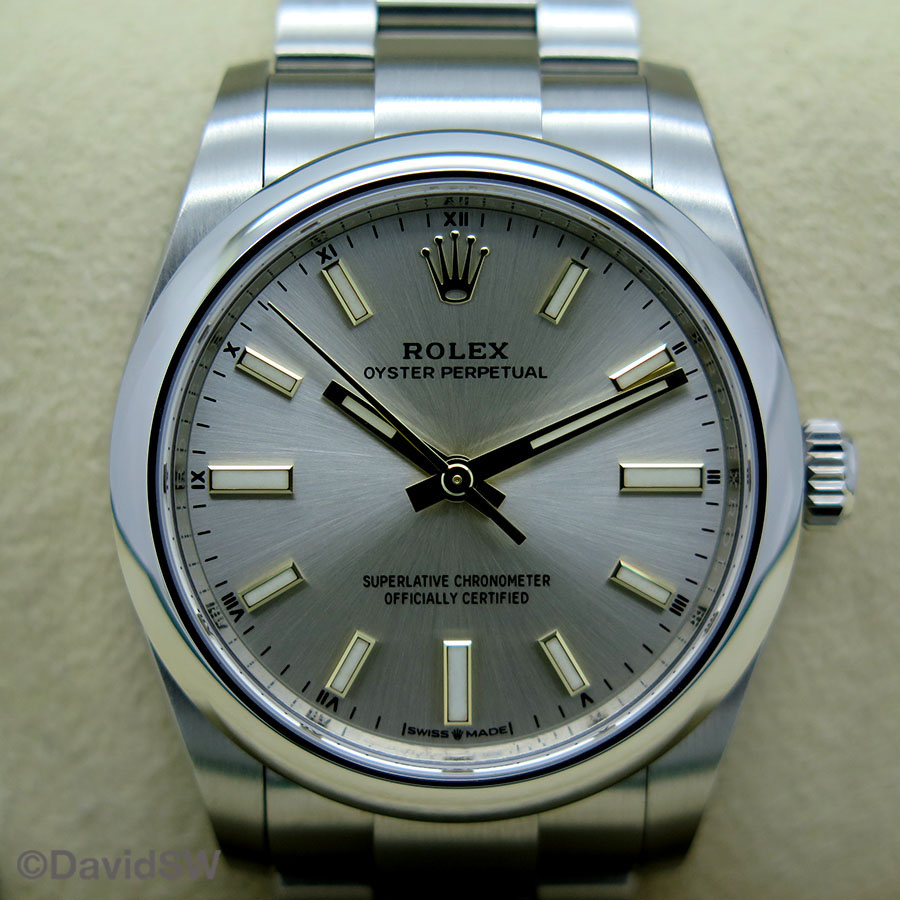 Rolex 124200 Oyster Perpetual with Silver Dial | DavidSW