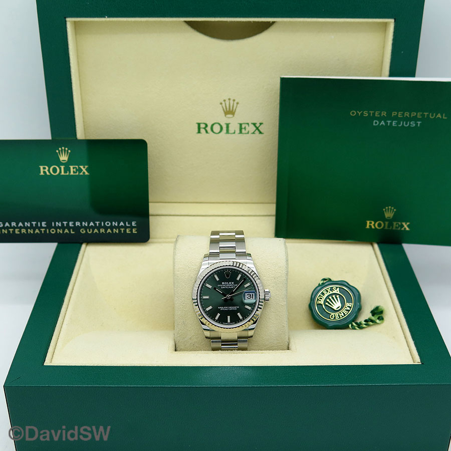 rolex mint green