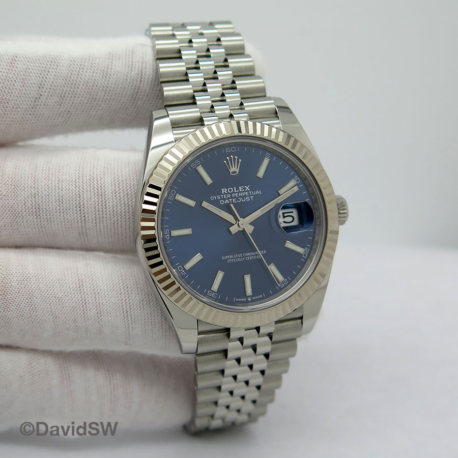 rolex dj 41 blue dial