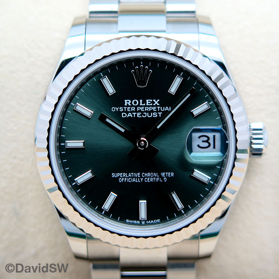 rolex mint green